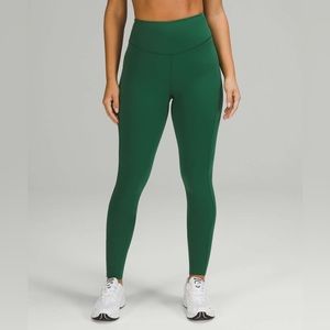 Lululemon Base Pace High-Rise Running Tight 28" *Brushed NuluxEverglade Green